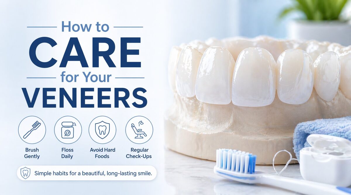 how to care for veneers irvine dentist