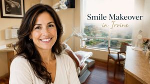 Smile makeover patient at Irvine cosmetic dentistry office